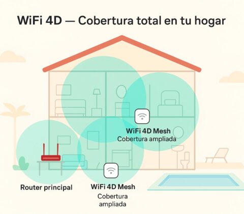 WiFi 4D: conectividad total en todos los rincones de tu hogar